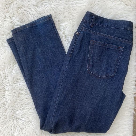 EUC Simply Vera Vera Wang Dark Wash Jeans Size 14 P - Picture 7 of 7